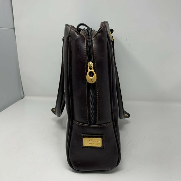 Case Logic Structured Work Tote Organizer Shoulder Bag Laptop Commuter Brown - Picture 2 of 8